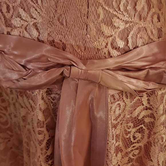 Vintage 80s Prom Dress - Picture 7 of 8